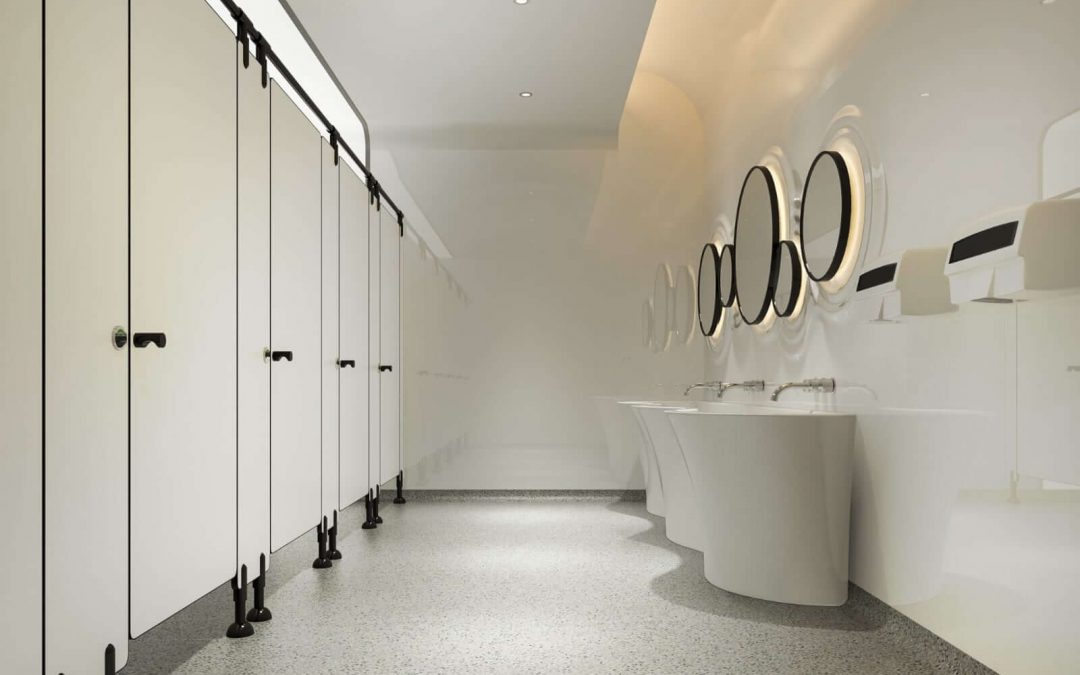 Сантехнические перегородки из HPL  — особенности